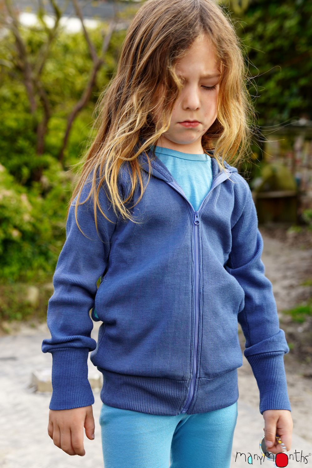 PREORDER Hooded Zip Cardigan with Side Pockets