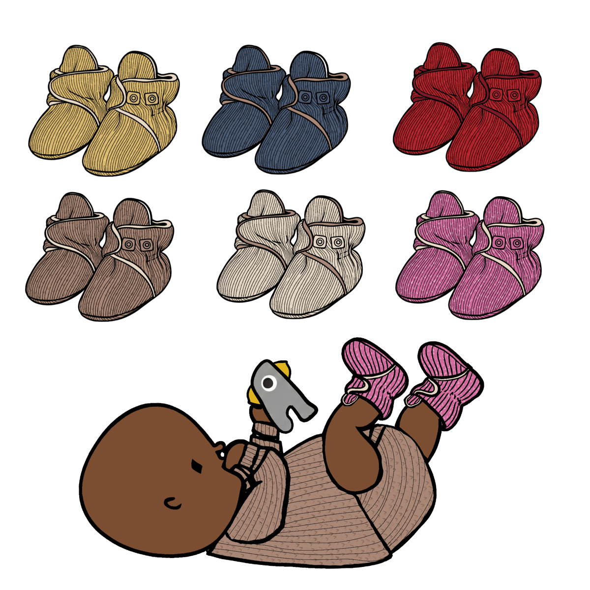 PREORDER Wrap Booties