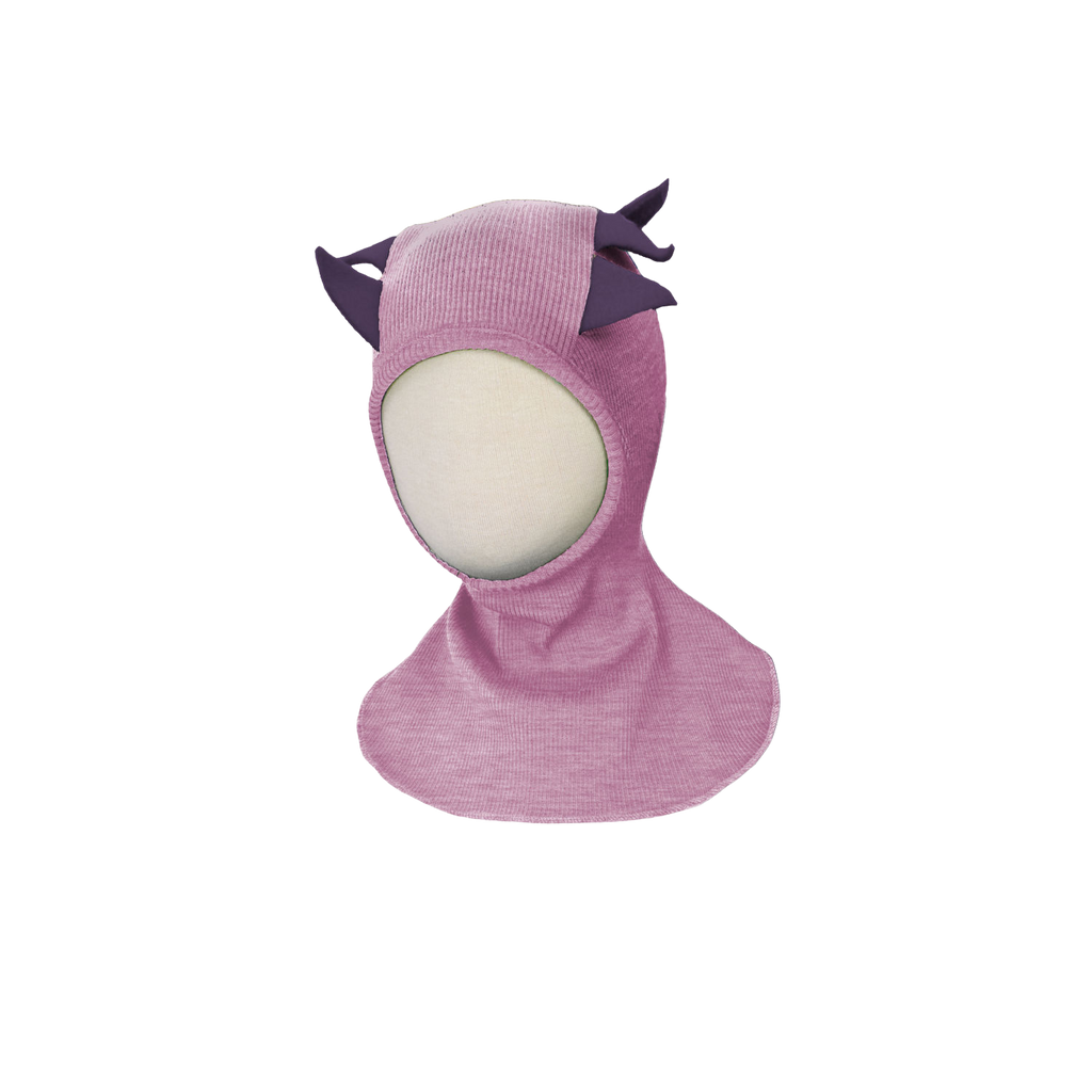 PREORDER Balaclava Dino Hood (boiled wool spikes)
