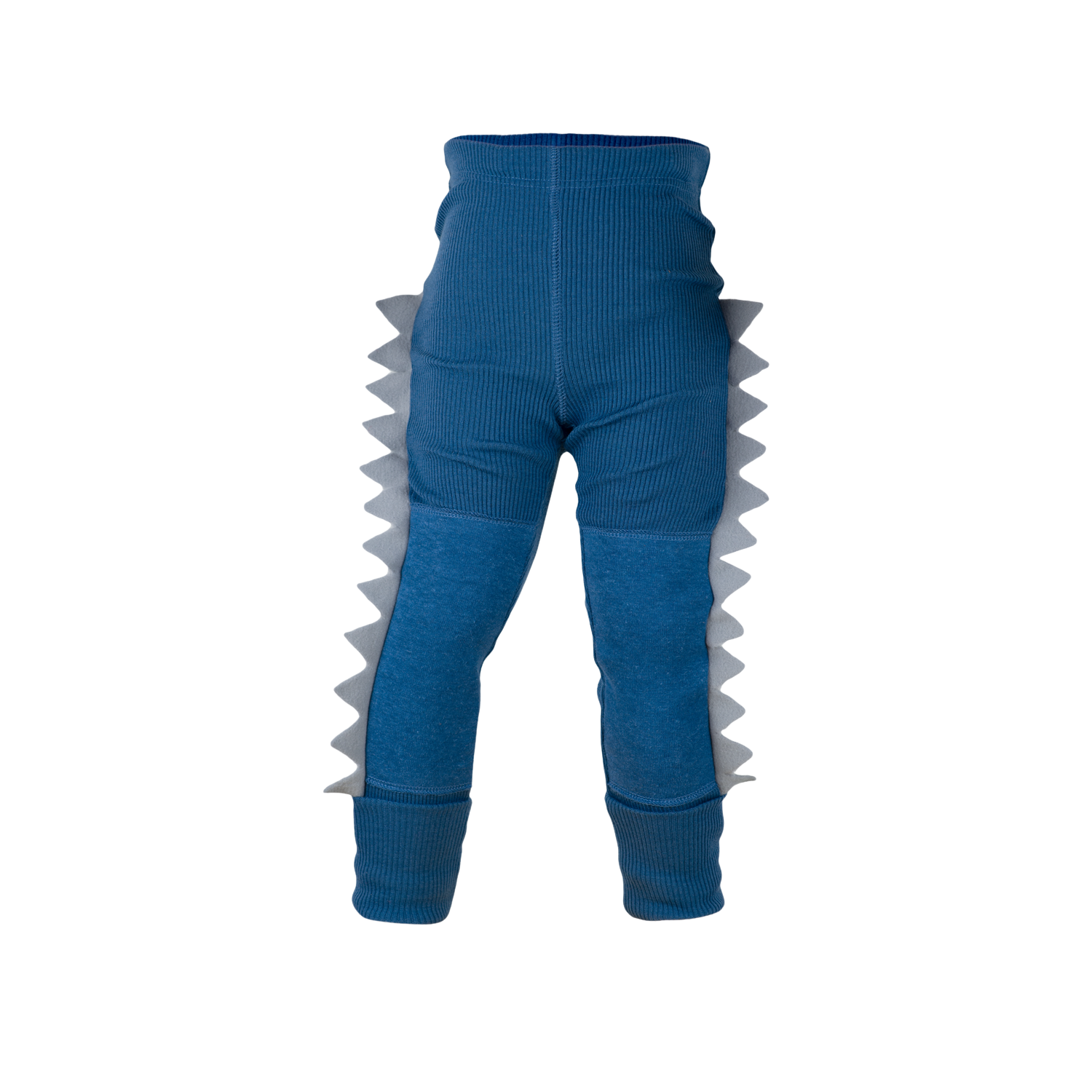 PREORDER Dino Leggings with Knee Patches (Boiled Wool Spikes)