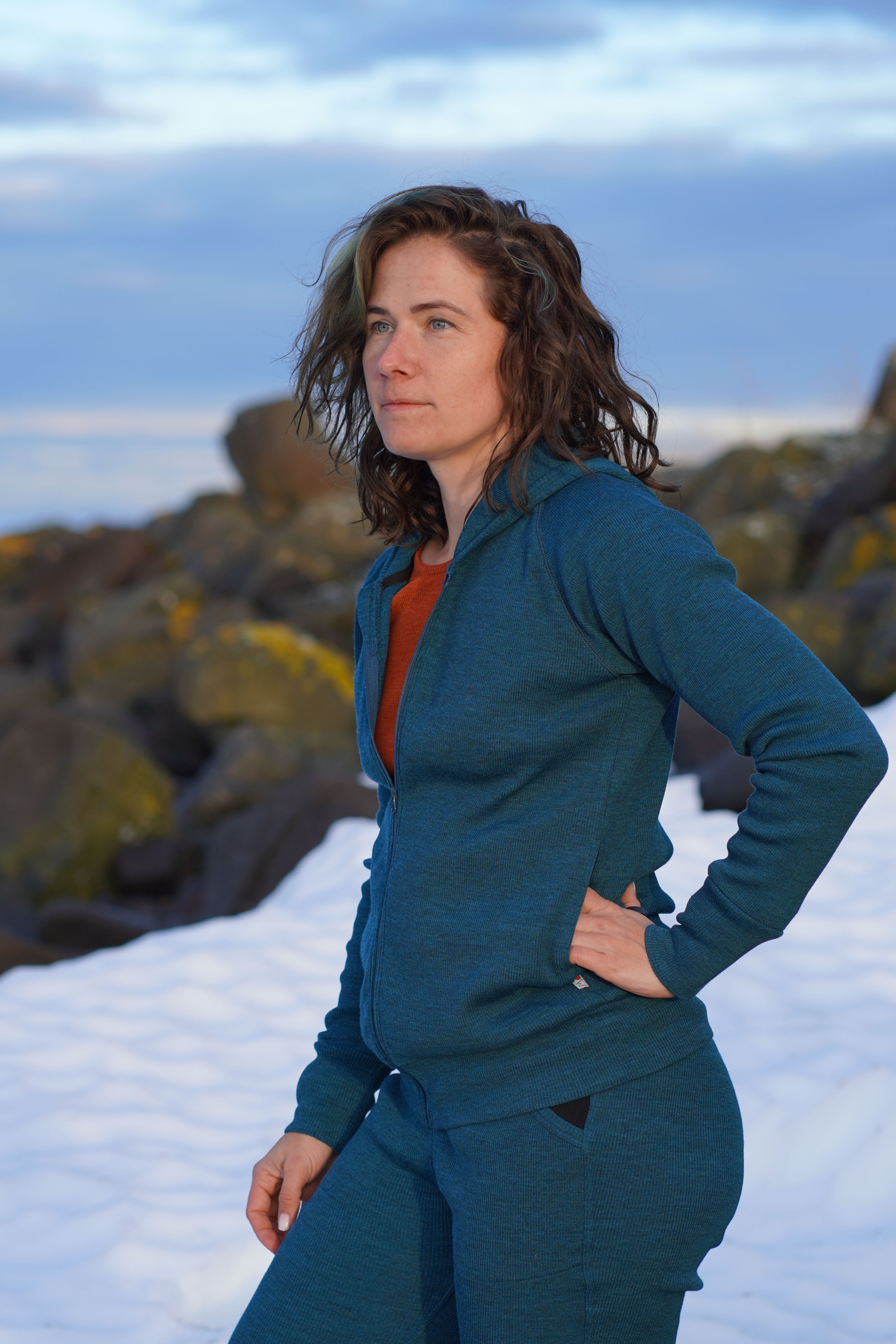 MADE TO ORDER MaM Hooded Zip Cardigan with Pockets