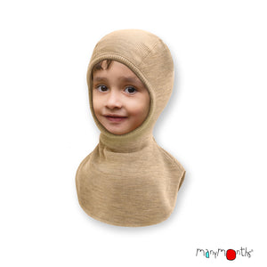 READY-TO-SHIP ManyMonths® Elephant Hood Kids Merino Wool Balaclava