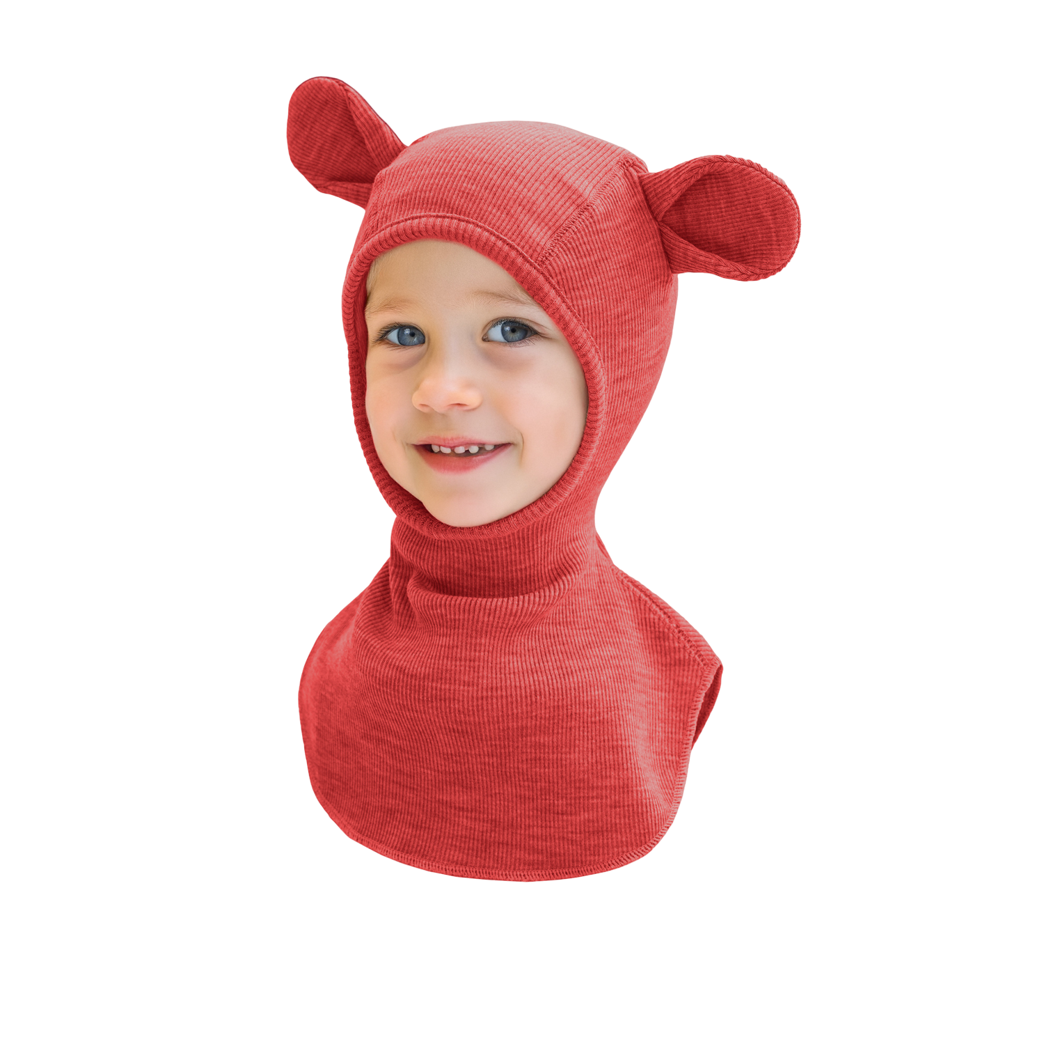 ManyMonths® - Kids Balaclava Hood Wool Elephant with Teddy Bear Ears