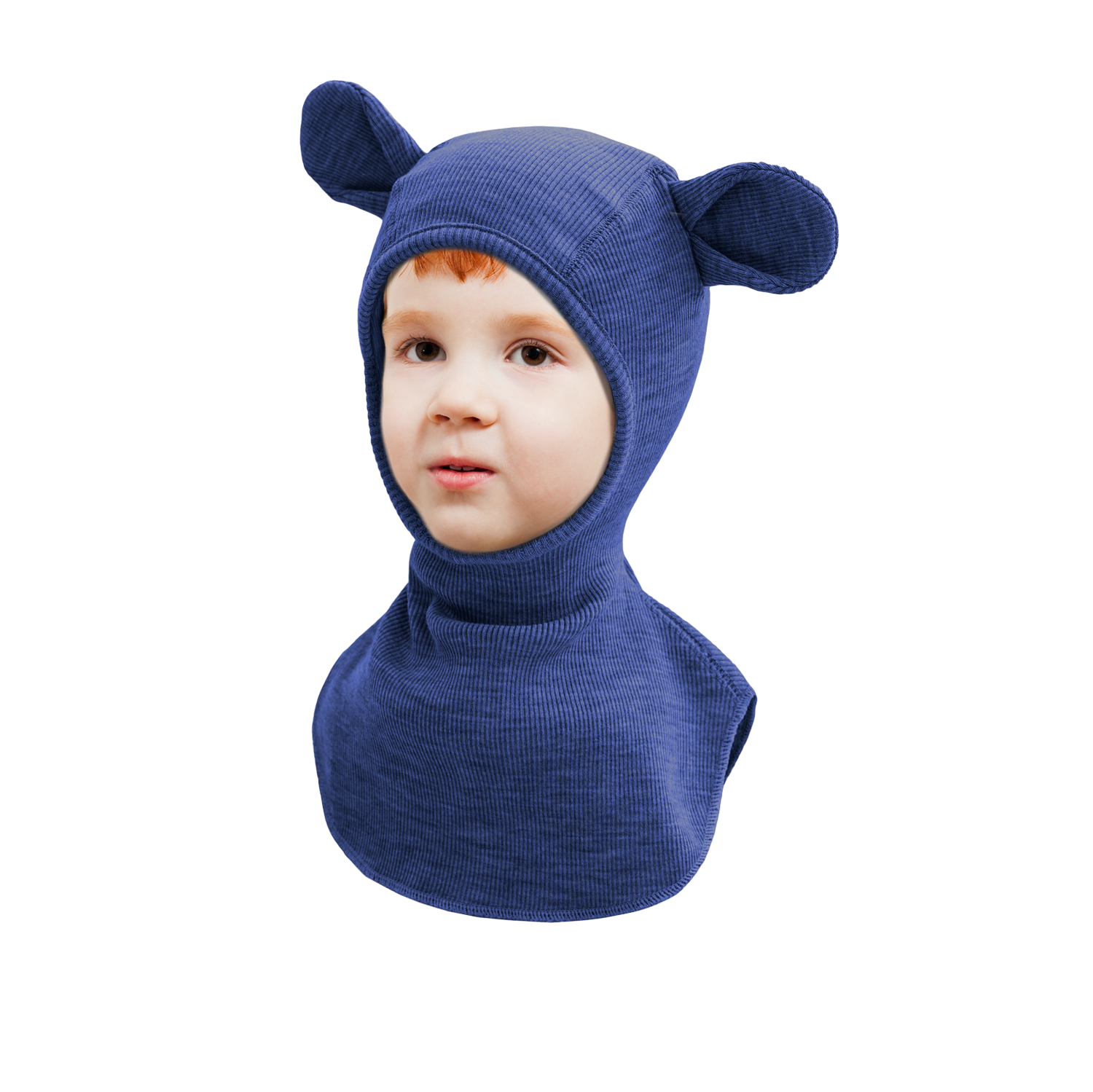 ManyMonths® - Kids Balaclava Hood Wool Elephant with Teddy Bear Ears