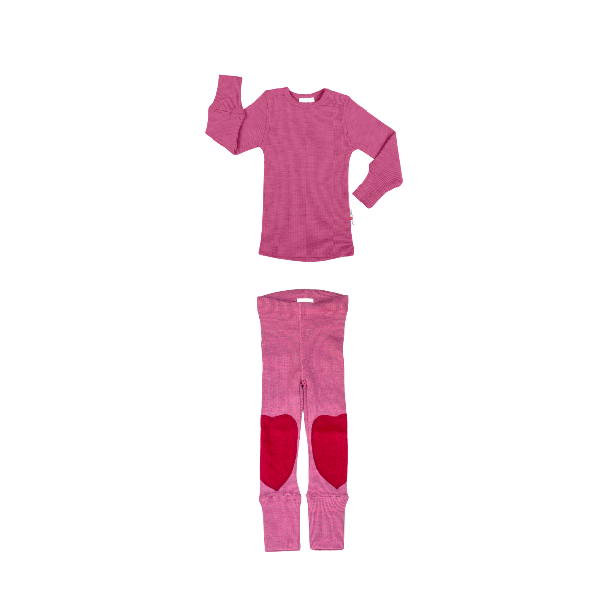 Kids Merino Wool Everyday Set with Heart Patches | ManyMonths®