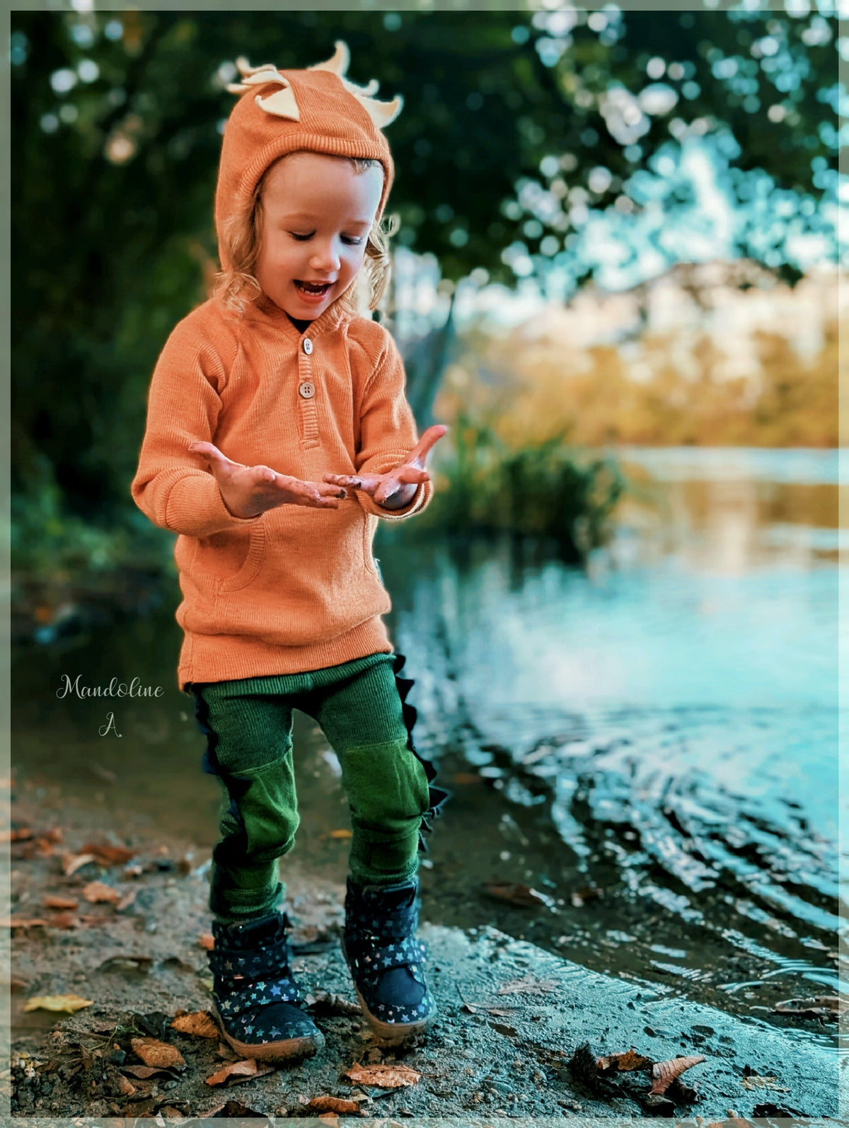 Kids Merino Wool Dino Hoodie Set | ManyMonths® - Wee Seedling