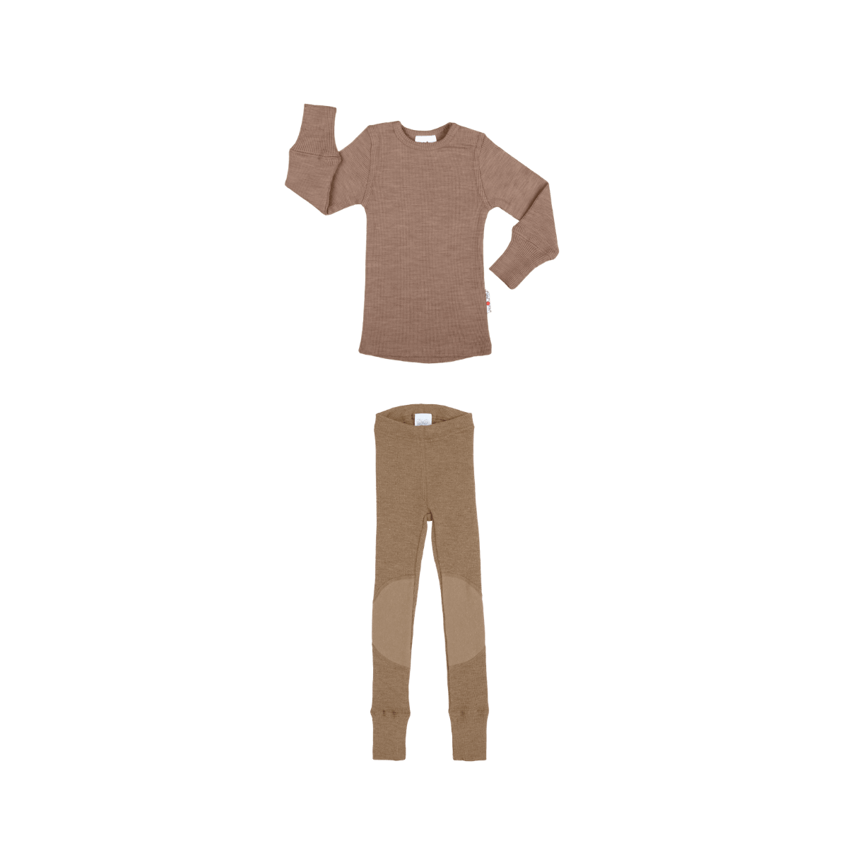Kids Merino Wool Everyday Set with Knee Patches | ManyMonths® - Wee Seedling