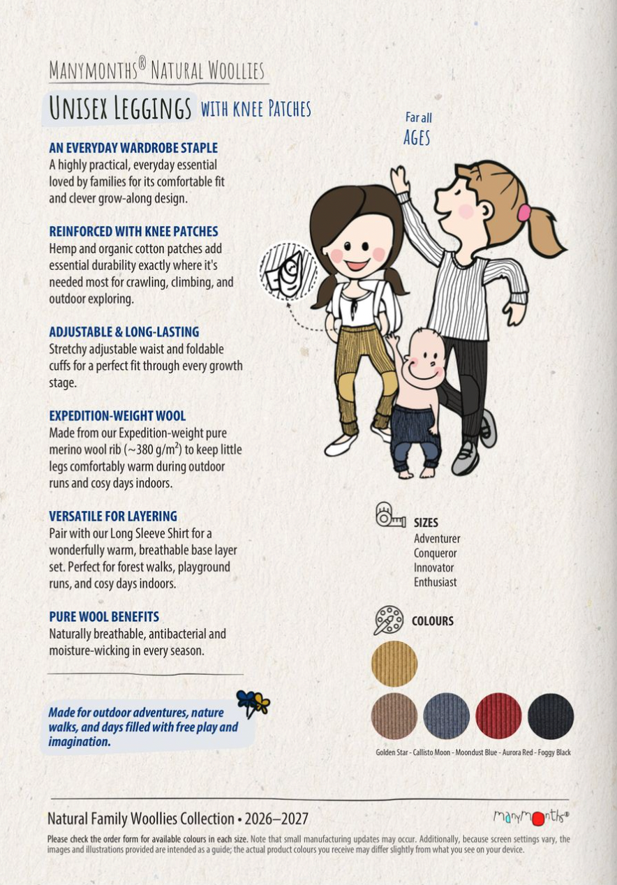 PREORDER Leggings with Knee Patches