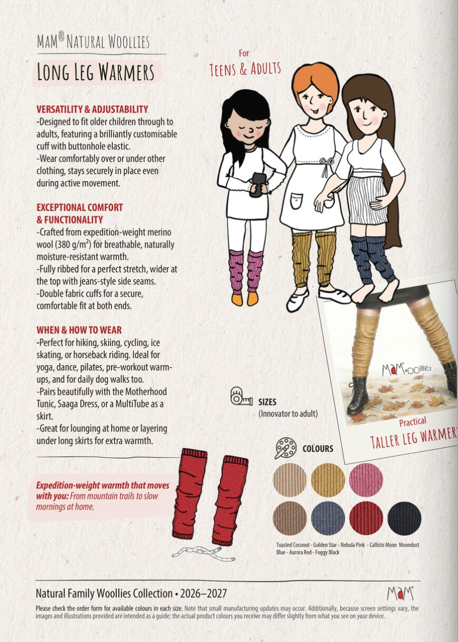 PREORDER MaM Leg Warmers