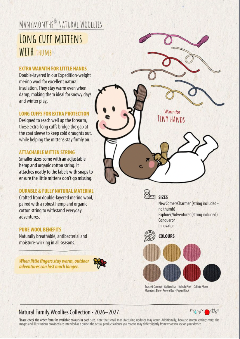 PREORDER Long Cuff Mittens