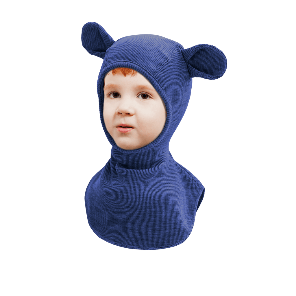 ManyMonths® - Kids Balaclava Hood Wool Elephant with Teddy Bear Ears - Wee Seedling