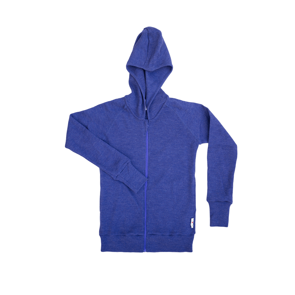 ManyMonths® – Kids Merino Wool Hooded Cardigan with Side Pockets - Wee Seedling