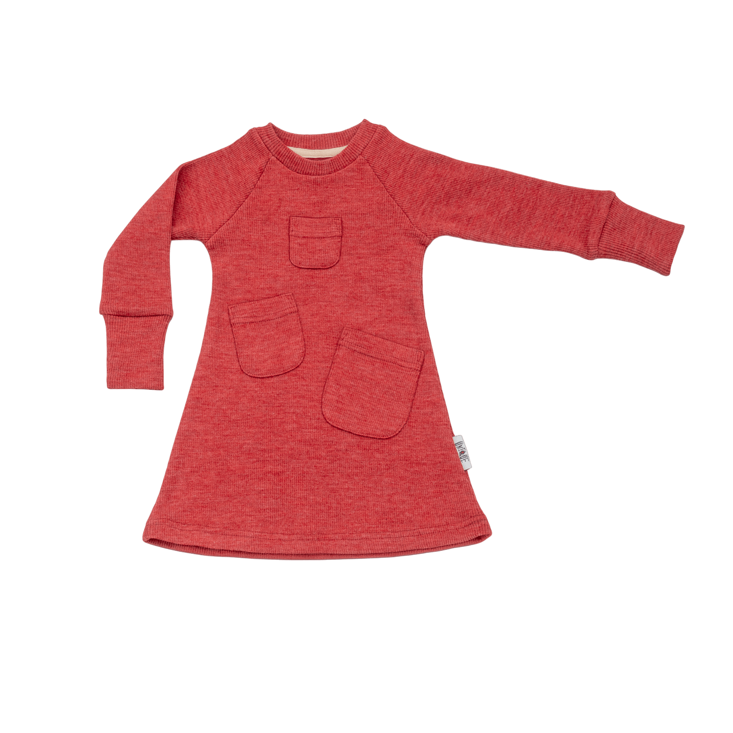 ManyMonths® - Kids Merino Wool Treasure Pockets Dress/Tunic - Wee Seedling