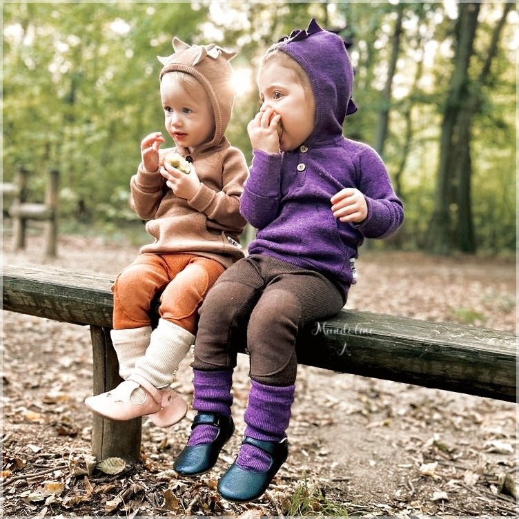 Merino Wool Everyday Set with Knee Patches - Wee Seedling