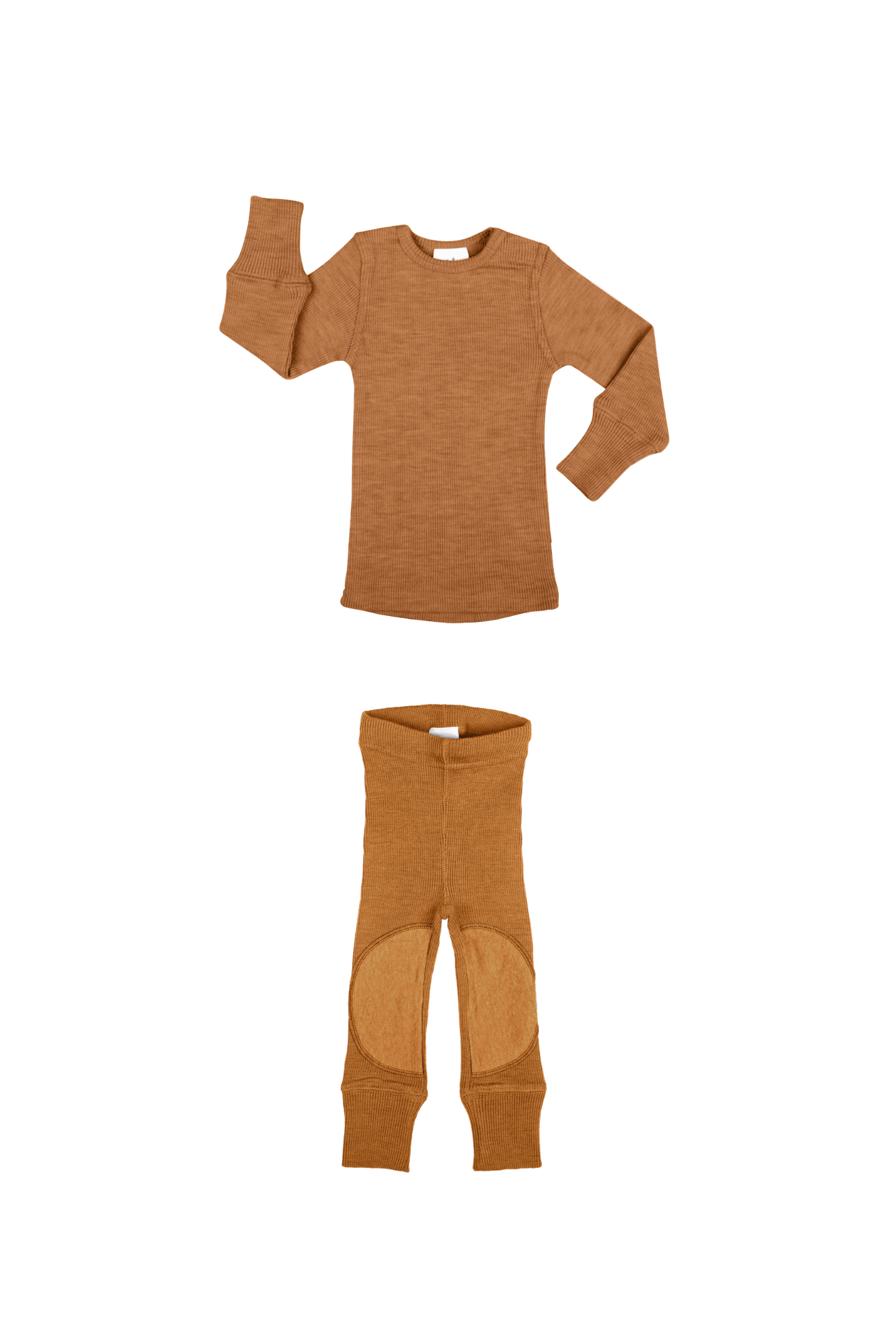 Merino Wool Everyday Set with Knee Patches - Wee Seedling