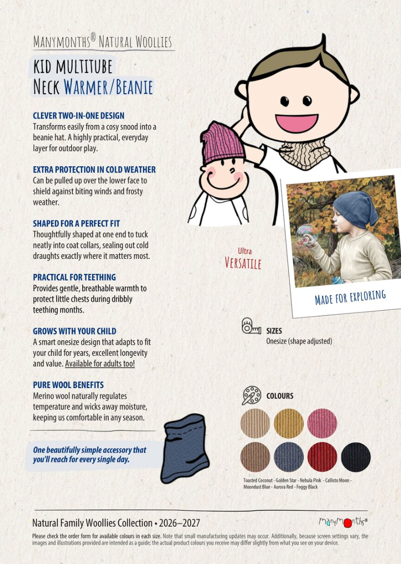 PREORDER Multitube Neck Warmer/Beanie