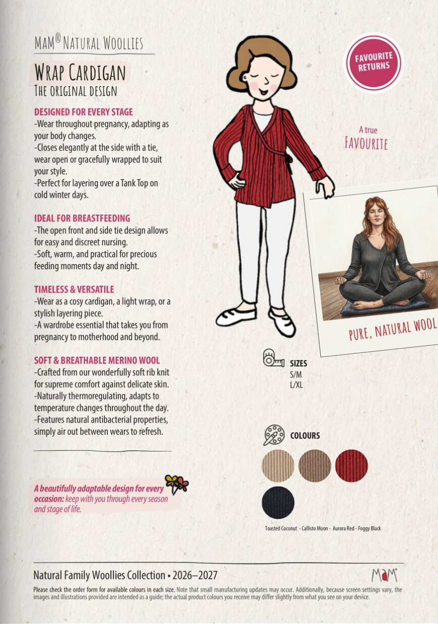 PREORDER MaM Wrap Cardigan