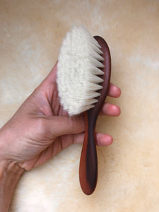 German Goats Hair and Pear Wood Baby Brush